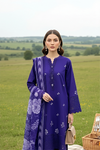 LAKHANY BY LSM UN-STITCHED 3PC | ROYAL AMETHYST