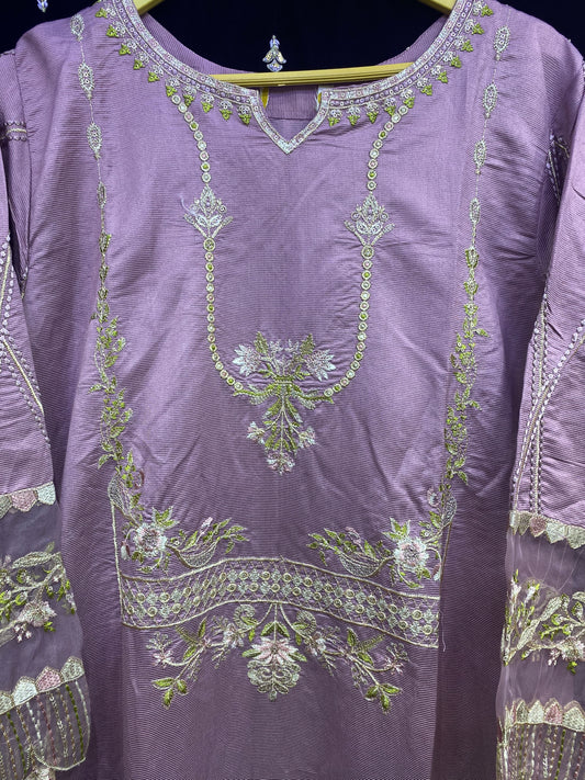 ZOYA AHMAD ZAHRA COTTON NET STITCHED D-09