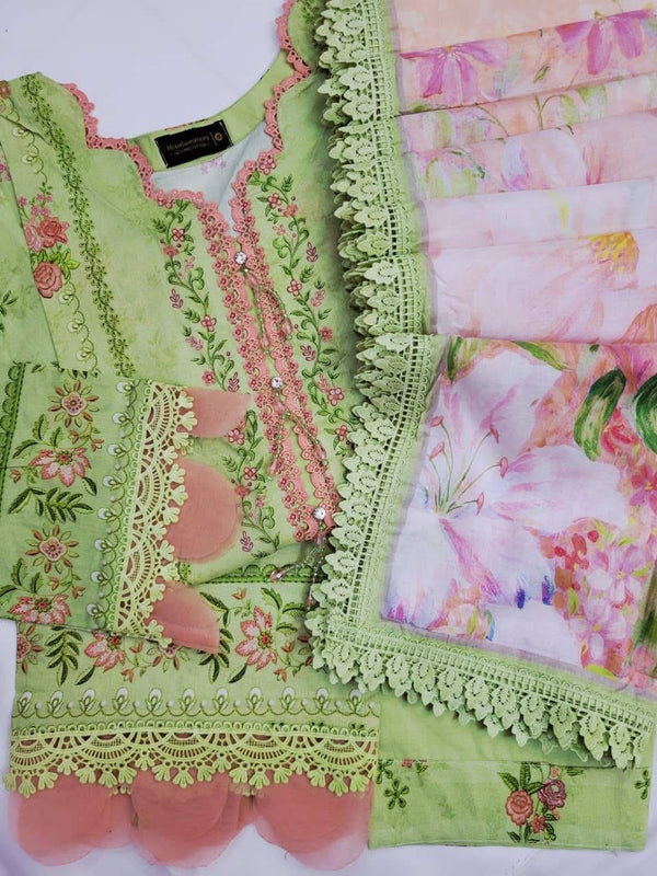 MAUSUMMERY STITCHED 3PC | D-08