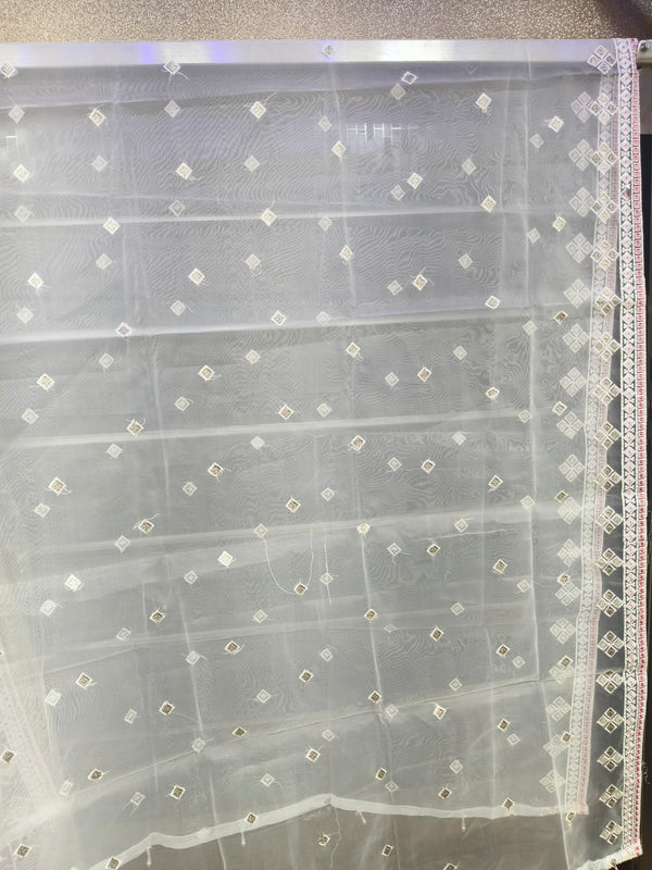 JUSTUJU ORGANZA STITCHED