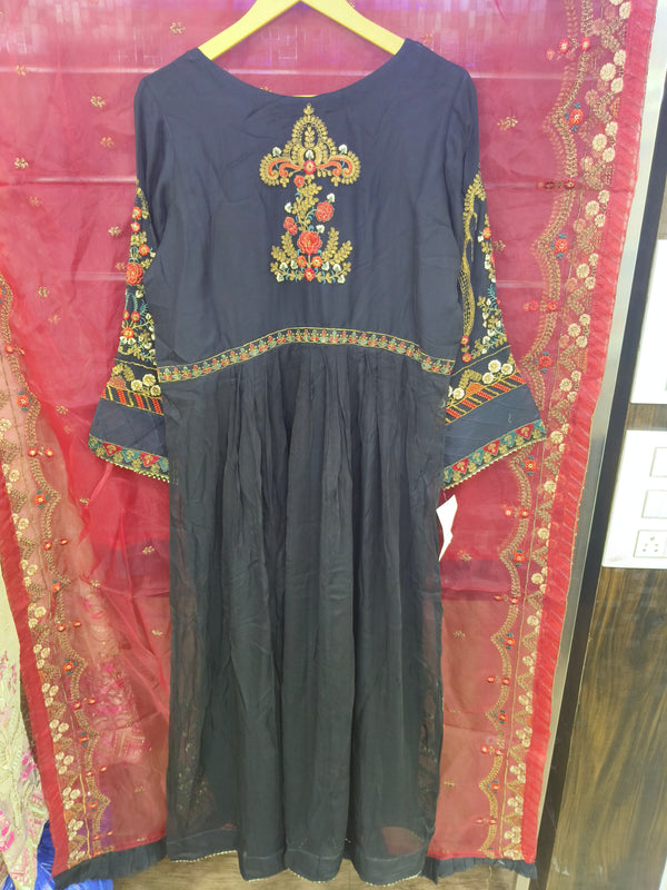 BIN SAEED CHIFFON 2 PC (KAMEEZ AND DUPATTA)