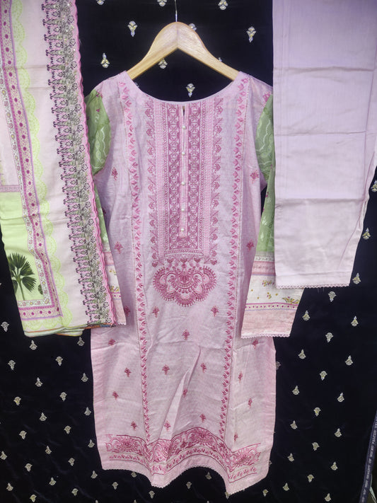 REGALIA EMBROIDERED | LAWN STITCHED 3PC | D-06