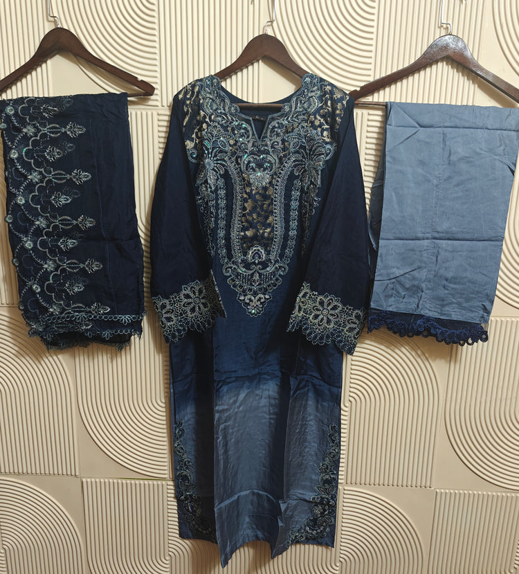 ZOYA AHMED AAMNA FAISAL STITCHED LAWN D-05 (B)