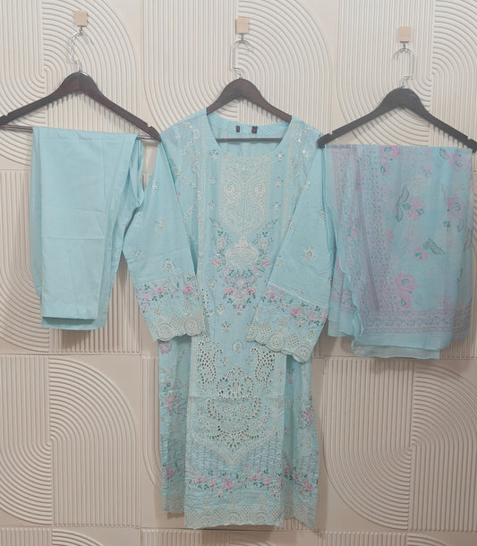 BIN SAEED FANCY LAWN 2025 D-04