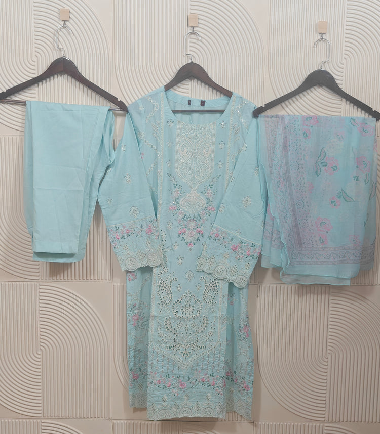 BIN SAEED FANCY LAWN 2025 D-04