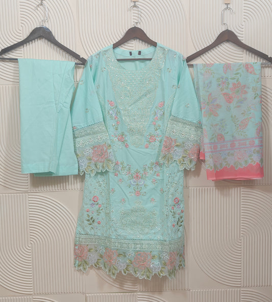 BIN SAEED FANCY LAWN 2025 D-05