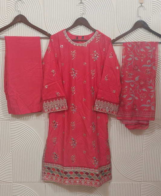 BIN SAEED FANCY LAWN 2025 D-03