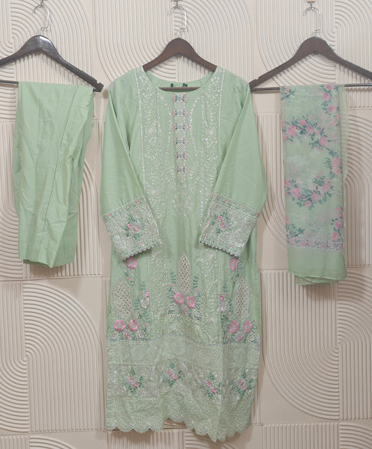 BIN SAEED FANCY LAWN 2025 D-09