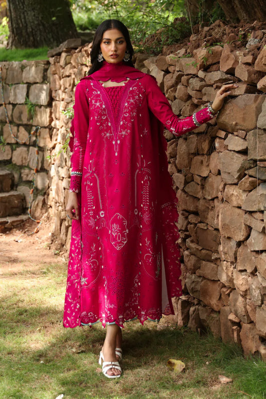 QLINEKARI BY QALAMKAR UN-STITCHED 3PC | LM-13 TARA