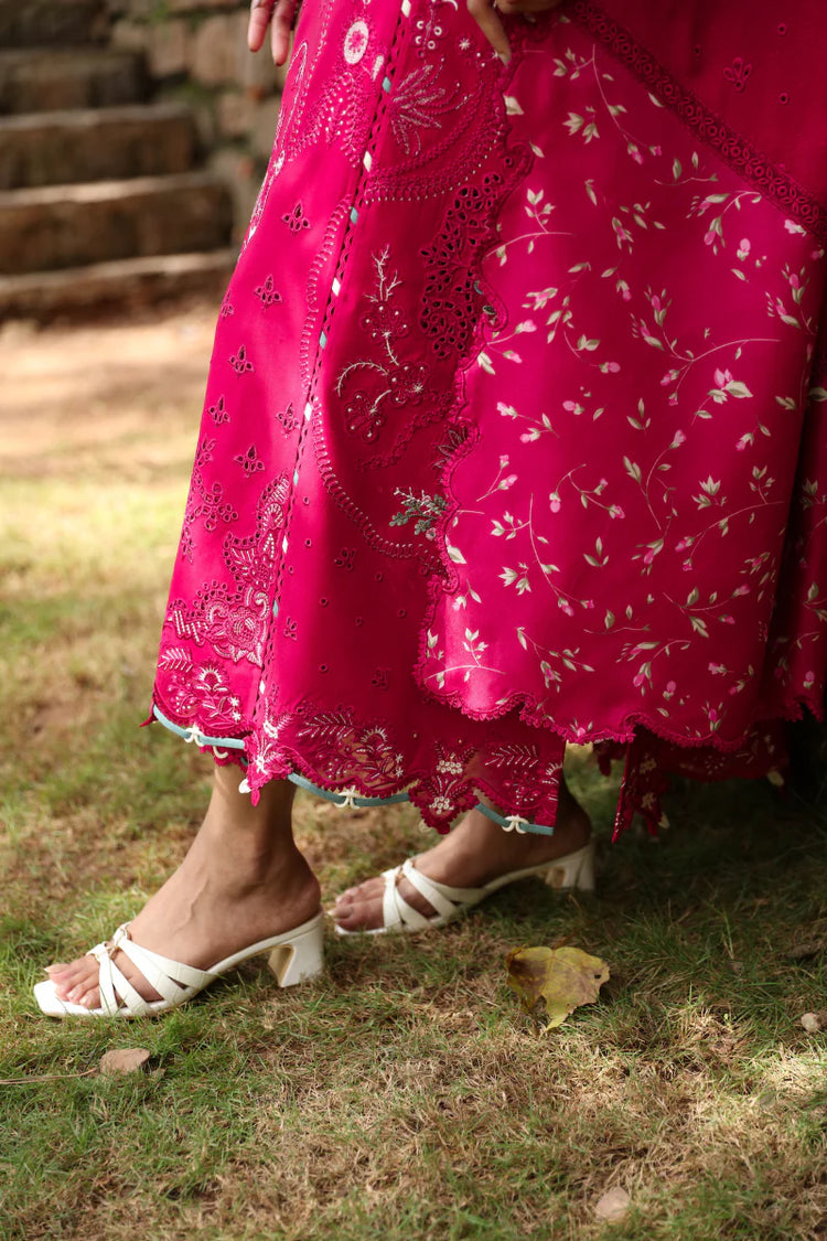 QLINEKARI BY QALAMKAR UN-STITCHED 3PC | LM-13 TARA