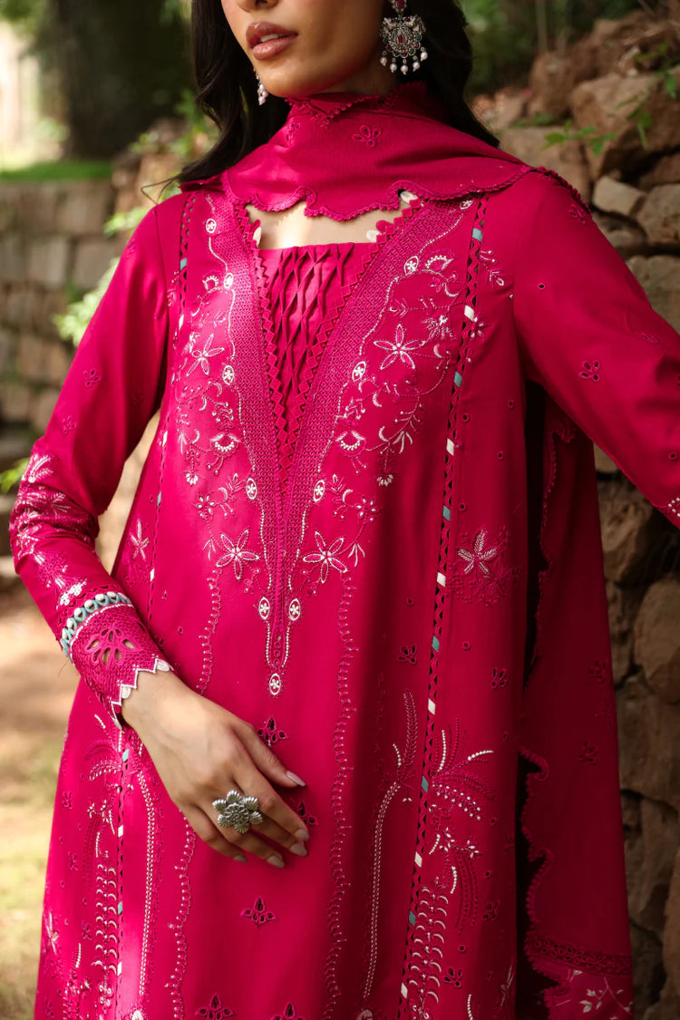 QLINEKARI BY QALAMKAR UN-STITCHED 3PC | LM-13 TARA