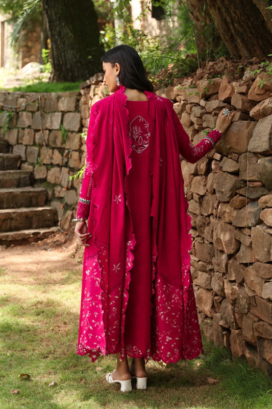 QLINEKARI BY QALAMKAR UN-STITCHED 3PC | LM-13 TARA