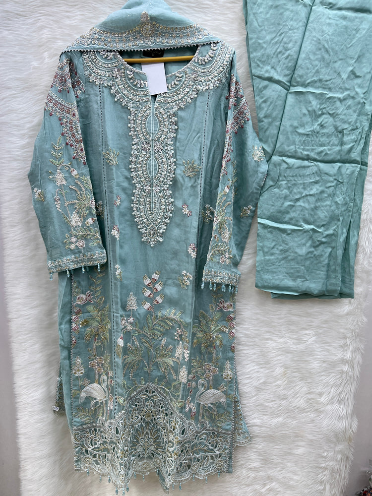 NIKHAAR BY ZOYA AHMED HANDWORK | D-3570