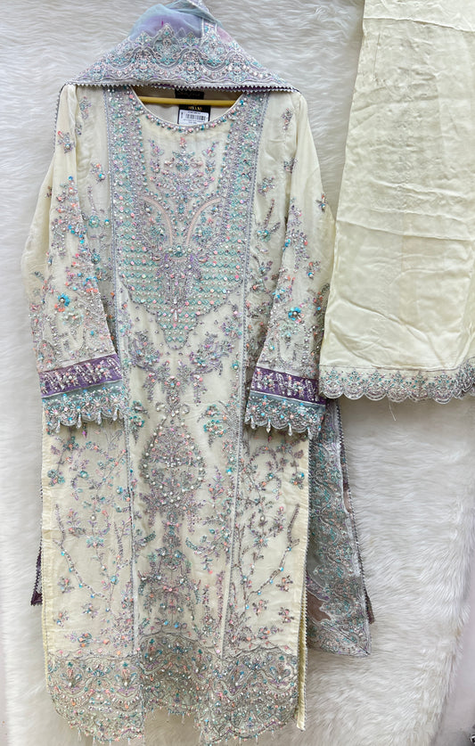 NIKHAAR BY ZOYA AHMED HANDWORK | D-3563