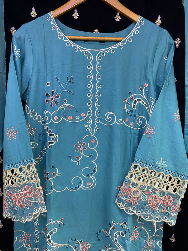 BIN SAEED | LUXURY CUTWORK STITCHED 3PC | D-01