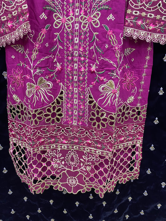 BIN SAEED | LUXURY CUTWORK STITCHED 3PC | D-06