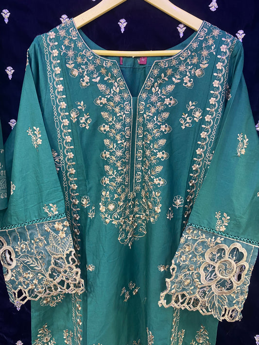 BIN SAEED | LUXURY CUTWORK STITCHED 3PC | D-09