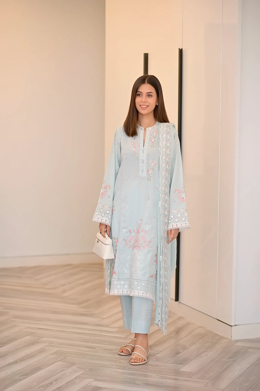 LAKHANY LSM UN-STITCHED 3PC | LG-UB-0118