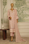 AKSHA SEMI-STITCHED HANDWORK CHIFFON 3PC | Charm