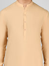 Biscuit Blended Unstitched Fabric | PMU-10024