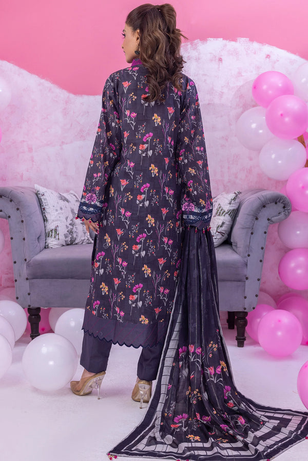 Gardenia Chikankari Lawn Un-stitched by zainab fazlani - GDP-107