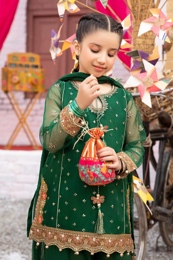 M.KIDS WEAR BY MARIA.B / MKS-EF24-21 DARK GREEN