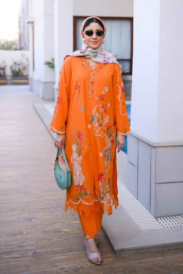 SANA SAFINAZ | M261-003A-CV Unstitched Muzlin Lawn 3 Piece Suit