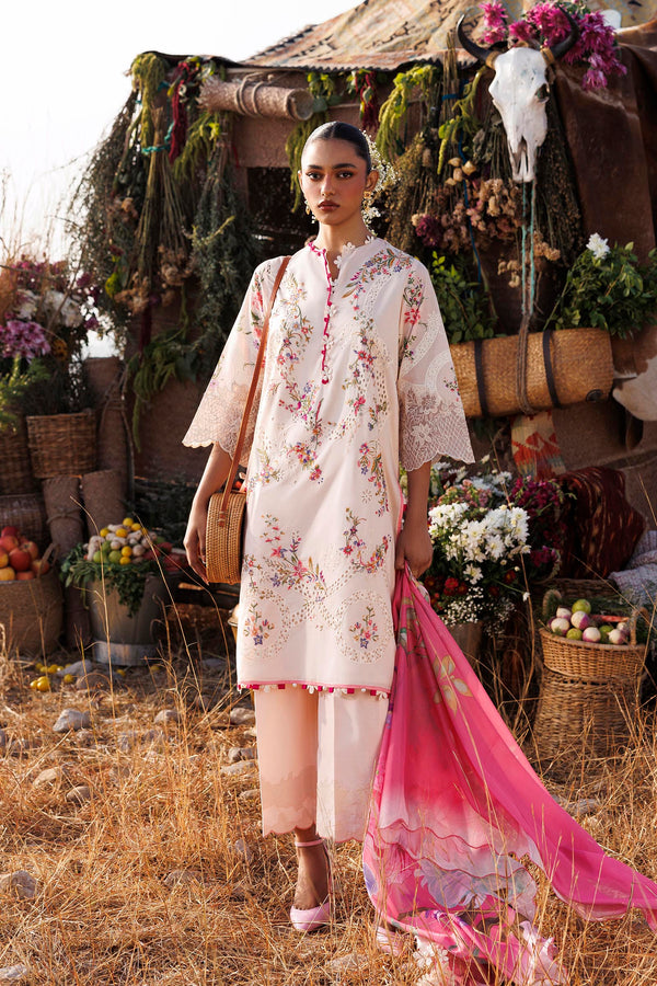 SANA SAFINAZ | M261-004A-CL Unstitched Muzlin Lawn 3 Piece Suit