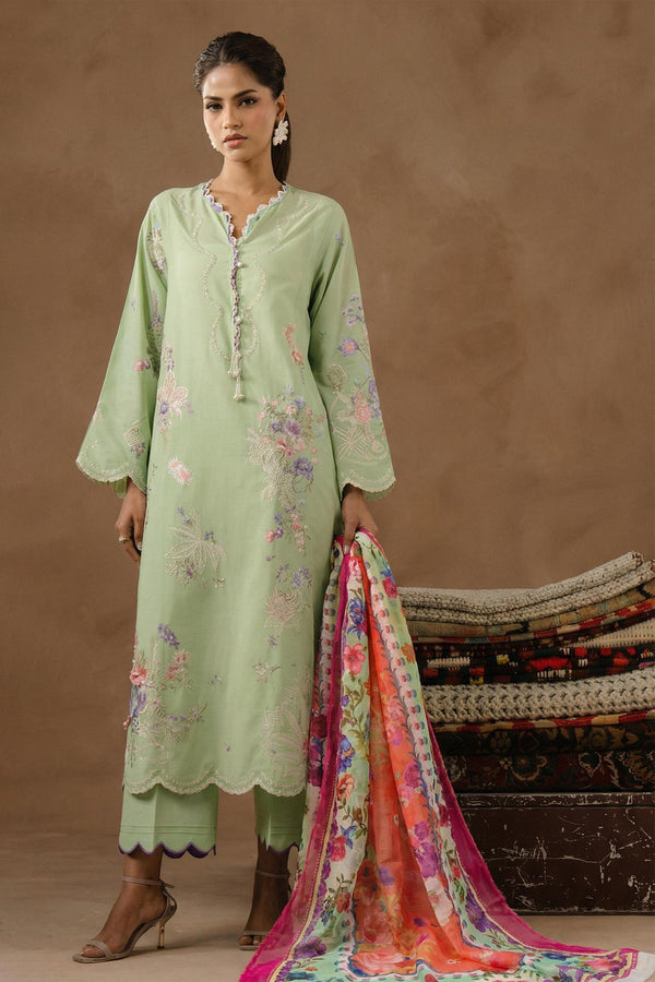 SANA SAFINAZ | M261-005A-CV Unstitched Muzlin Lawn 3 Piece Suit