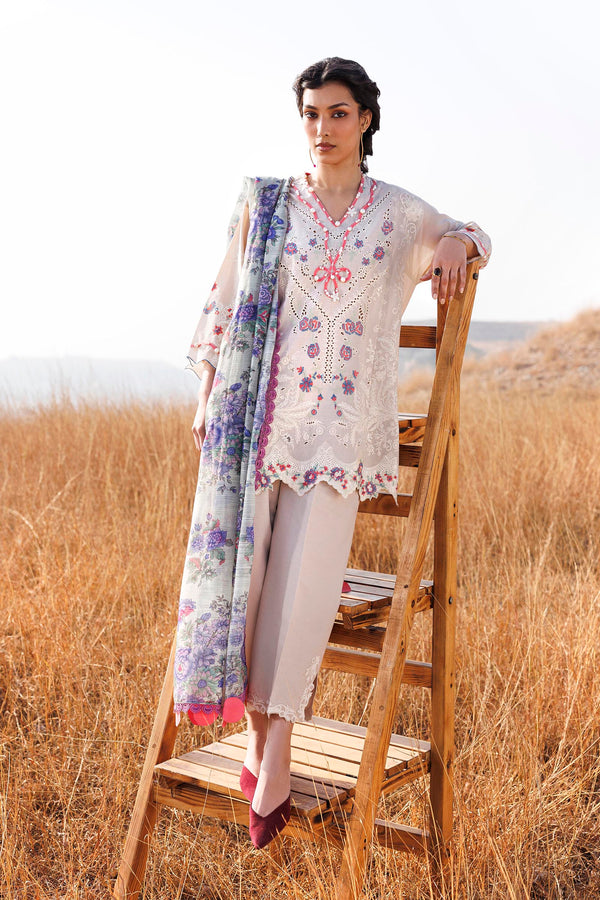 SANA SAFINAZ | M261-007A-AV Unstitched Muzlin Lawn 3 Piece Suit