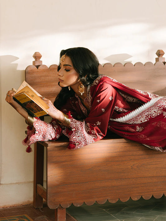 SHANAYA BY MAHNUR UN-STITCHED 3PC | Mehrosh
