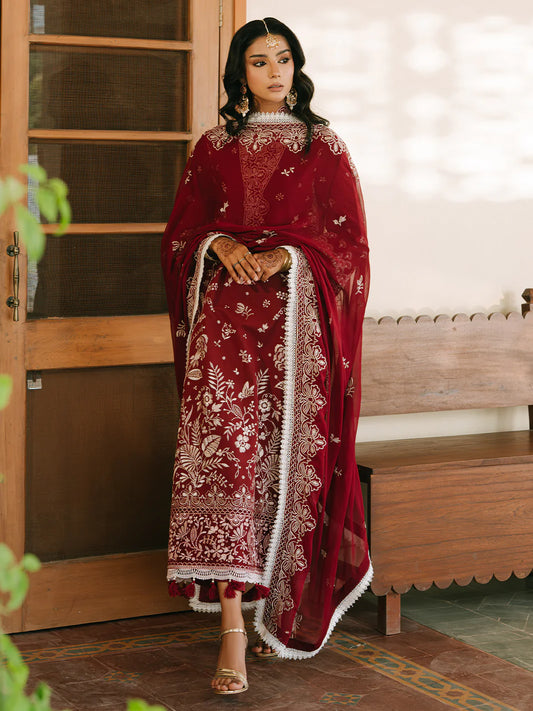 SHANAYA BY MAHNUR UN-STITCHED 3PC | Mehrosh