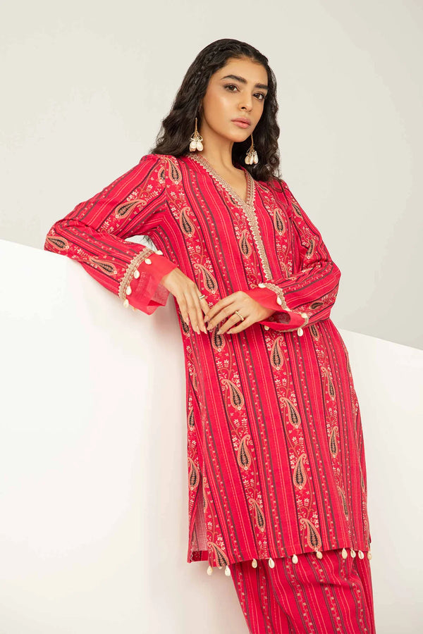 M BASICS |UNSTITCHED WINTER| 2PC-206-A