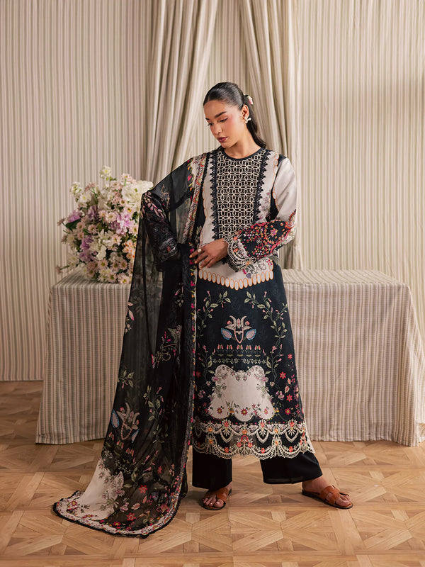 JAHAAN BY MAHNUR UN-STITCHED 3PC | MJ-01