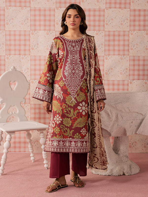 JAHAAN BY MAHNUR UN-STITCHED 3PC | MJ-05