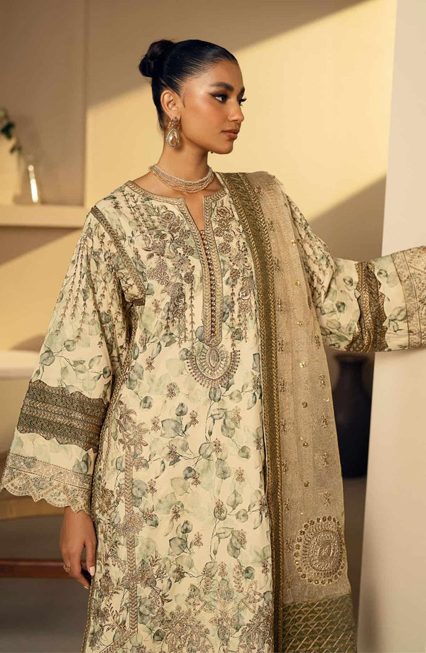MARYUM & MARIAUN-STITCHED LUXURY LAWN|MS24-636