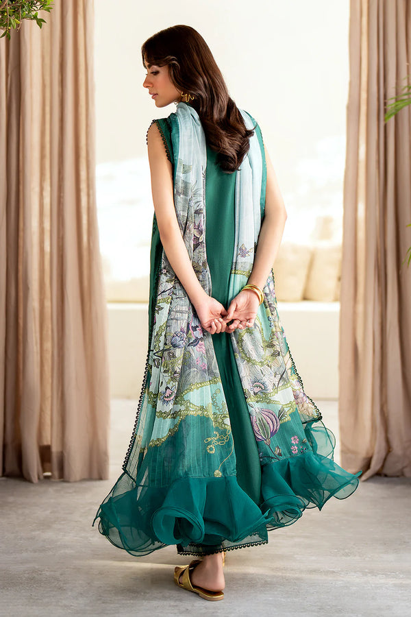 SAAD SHAIKH LUXURY UN-STICHED 3PC|PETAL