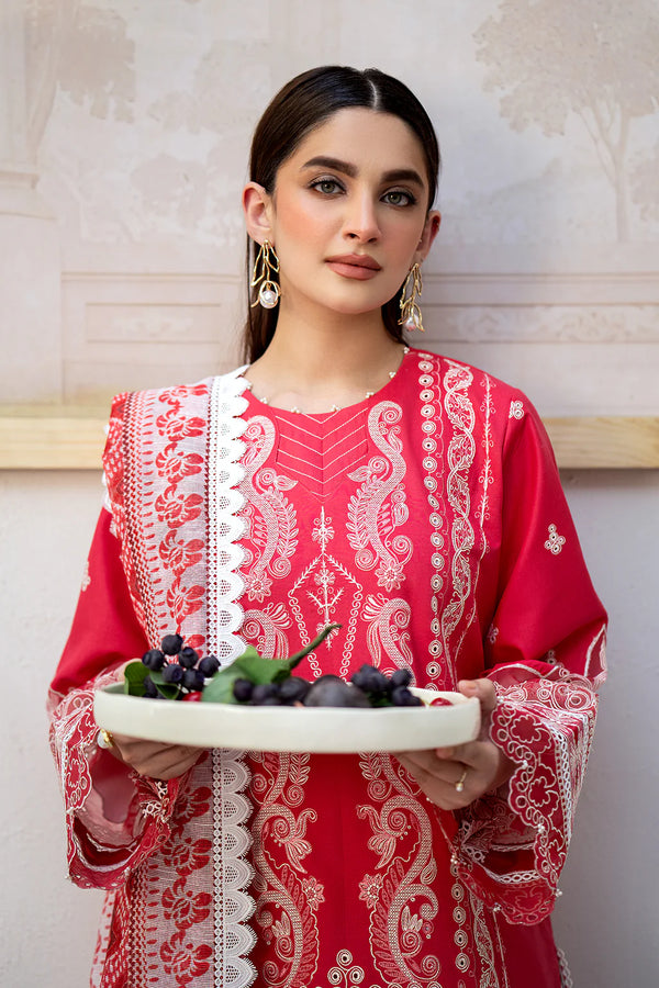 SAAD SHAIKH LUXURY UN-STICHED 3PC|PIE