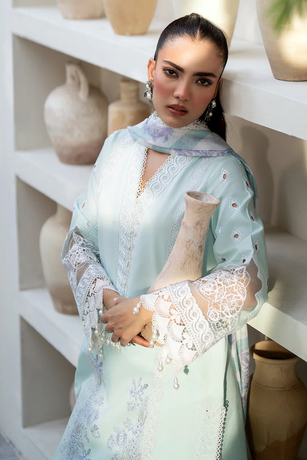 SAAD SHAIKH LUXURY UN-STICHED 3PC|MERAKI