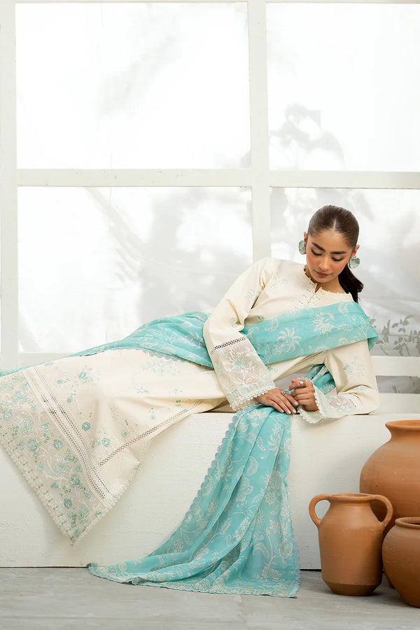 SAAD SHAIKH LUXURY UN-STICHED 3PC|ZURUJ