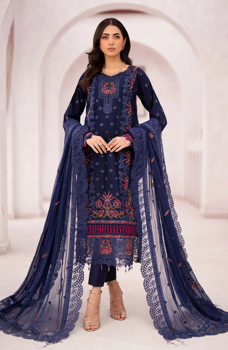 MELLISA BY EMAAN|ADEEL UN-STICHED 3PC| ANNE