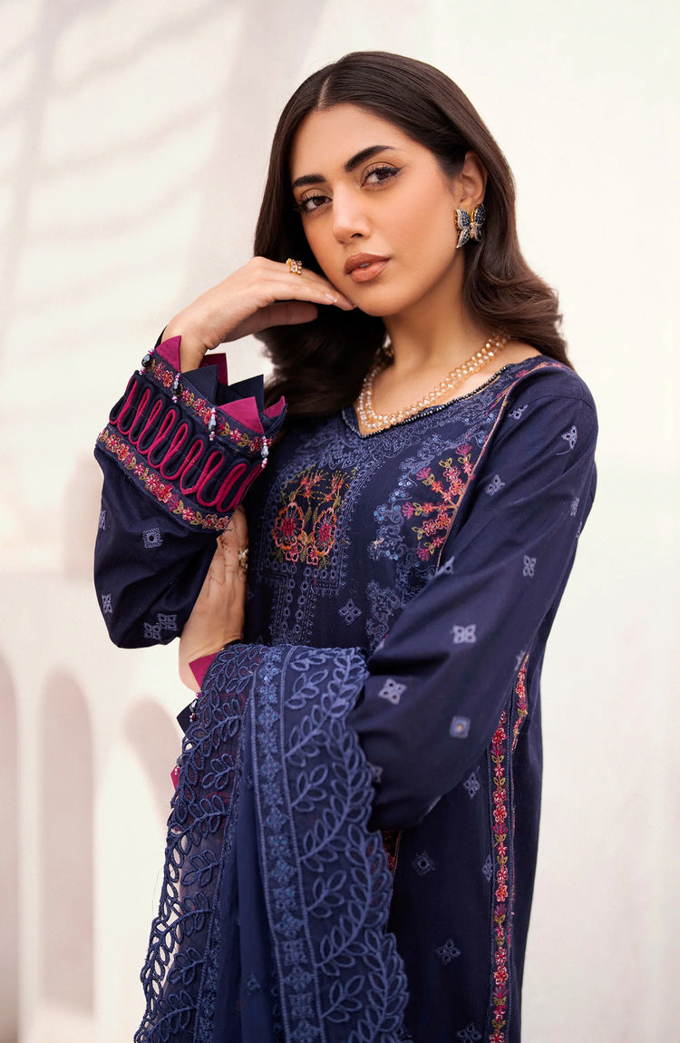 MELLISA BY EMAAN|ADEEL UN-STICHED 3PC| ANNE