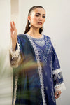 SAAD SHAIKH LUXURY UN-STICHED 3PC|TAWNY