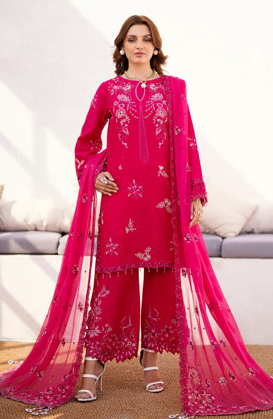MELLISA BY EMAAN|ADEEL UN-STICHED 3PC| ASH