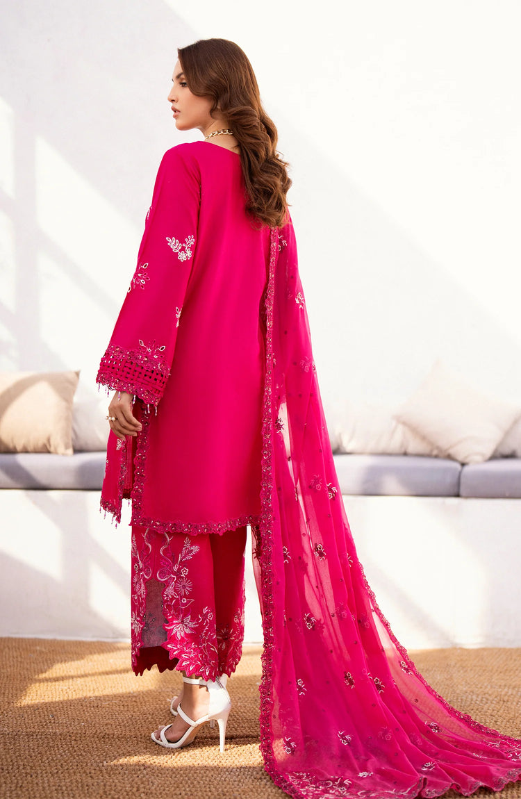 MELLISA BY EMAAN|ADEEL UN-STICHED 3PC| ASH