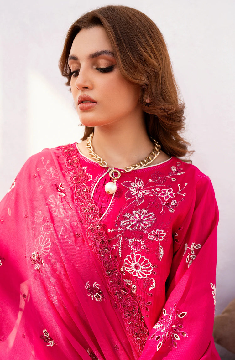 MELLISA BY EMAAN|ADEEL UN-STICHED 3PC| ASH