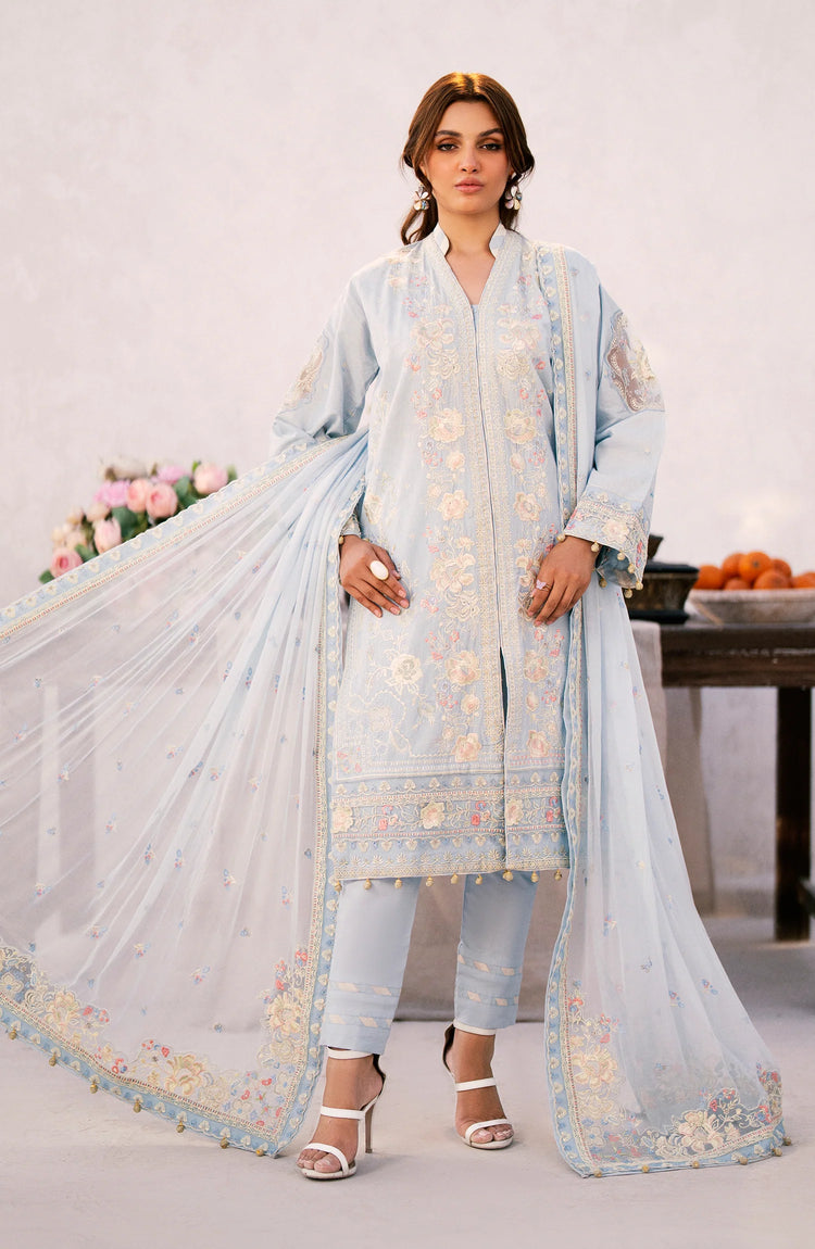 MELLISA BY EMAAN|ADEEL UN-STICHED 3PC| DORA