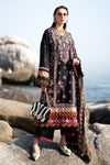 ALIF SIGNATURE LAWN|UN-STICHED 3PC| NOIR