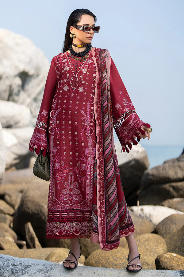 ALIF SIGNATURE LAWN|UN-STICHED 3PC| ELEGANZA