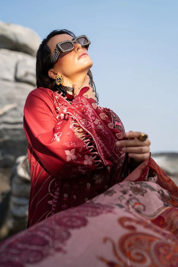 ALIF SIGNATURE LAWN|UN-STICHED 3PC| ELEGANZA